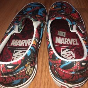 Marvel Spiderman Slip On Vans